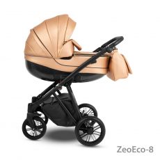 Коляска универсальная CAMARELO ZEO ECO 3 В 1 цвет золотой 08 (экокожа)