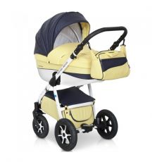 Коляска 2 в 1 Expander Mondo Eco, цвет: серый с желтым