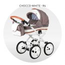 Коляска универсальная 2 в 1 BeBe-mobile INES R4 (Chocco-White)