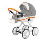 Коляска универсальная 2 в 1 BeBe-mobile INES R6 (Orange-Graphite)